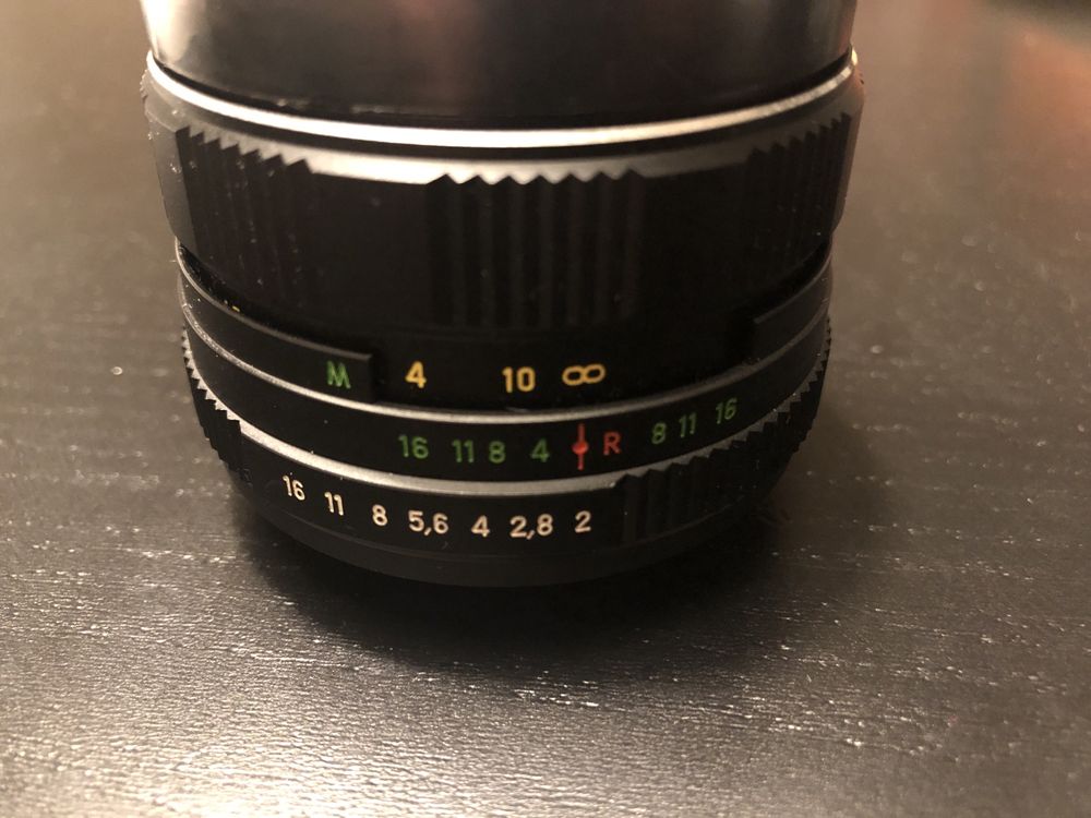 obiektyw Helios 44M-4 f/2.0 58mm z mocowaniem M42
