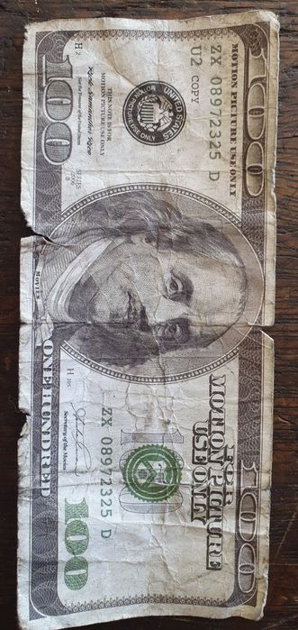 Nota de 100 dólares