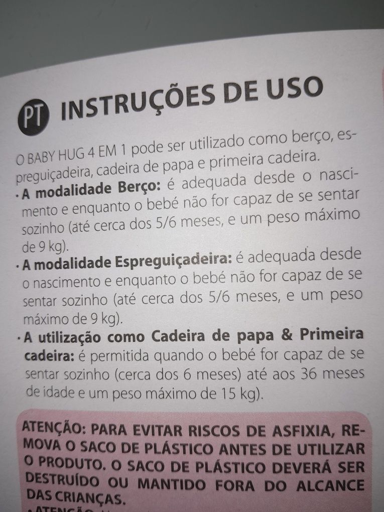 Berço 4 em 1 para bebé