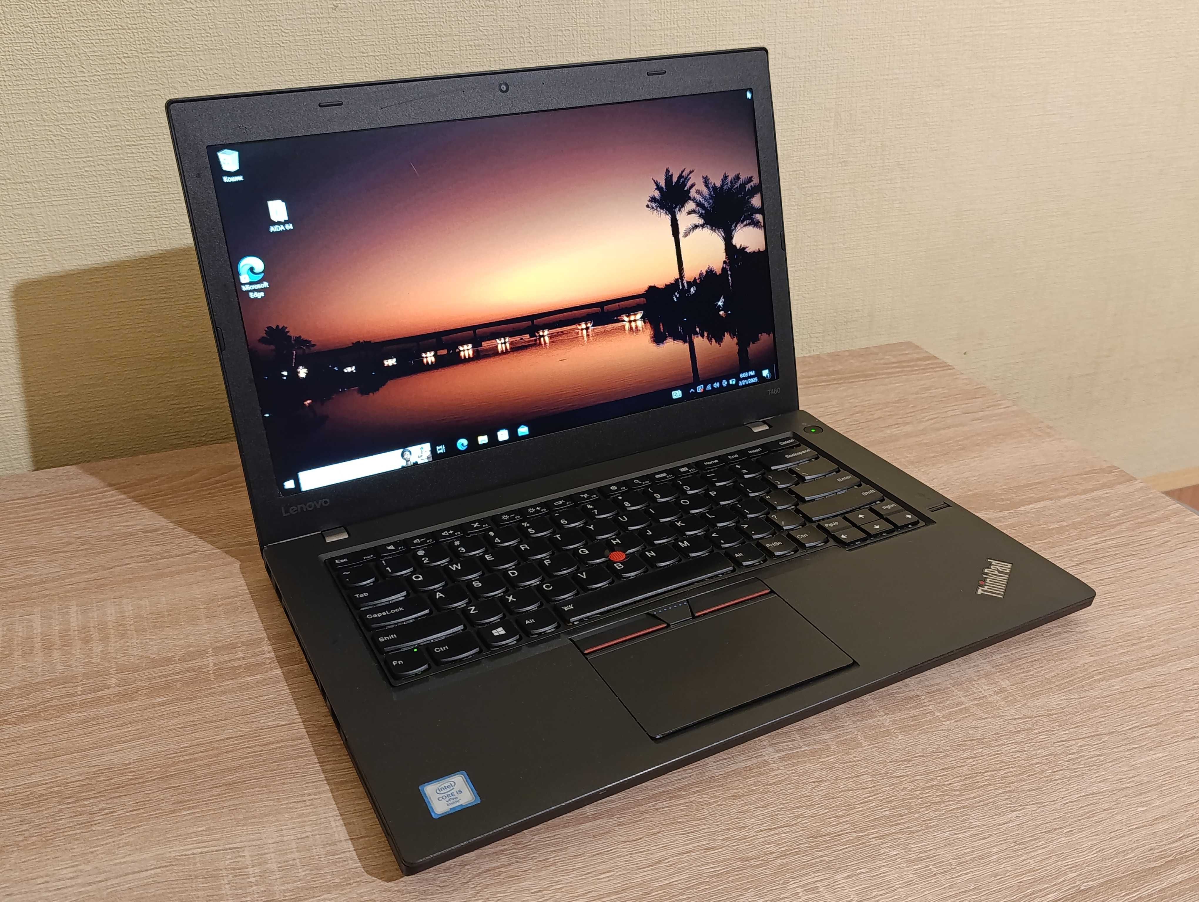 Lenovo ThinkPad T460/ i5-6300U/8 RAM/128 SSD/FHD IPS 14"