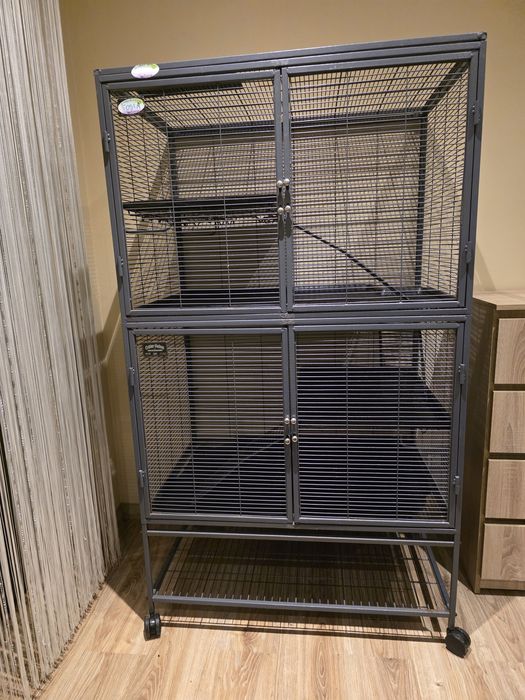 Klatka dla szczurów  Critter Nation na kółkach