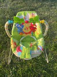 Кресло качалка шезлонг Fisher Price + подарунок переноска для дитини