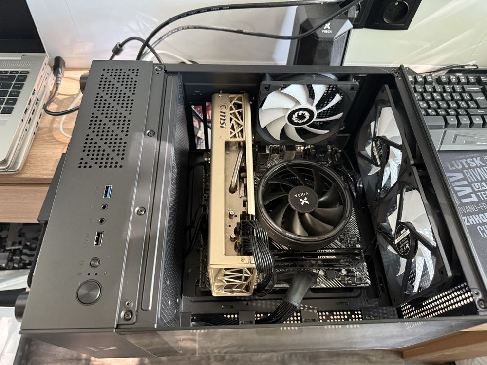 Ігровий пк Системний блок Ryzen 5600+16 ddr4+MSI GOLD RX 5700 xt