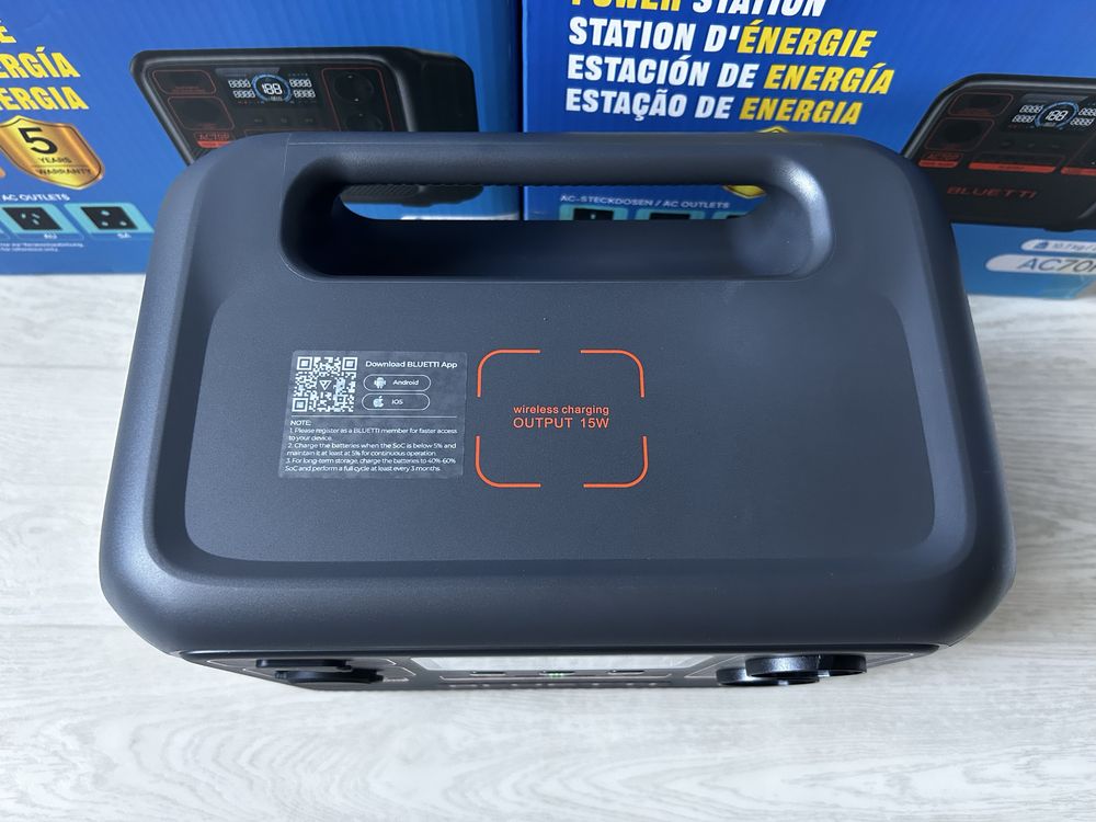 Зарядна станція Bluetti AC70P нова, гарантія 5 років