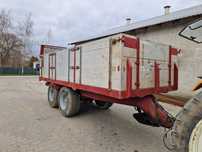 Przyczepa rolnicza tandem aluminiowa