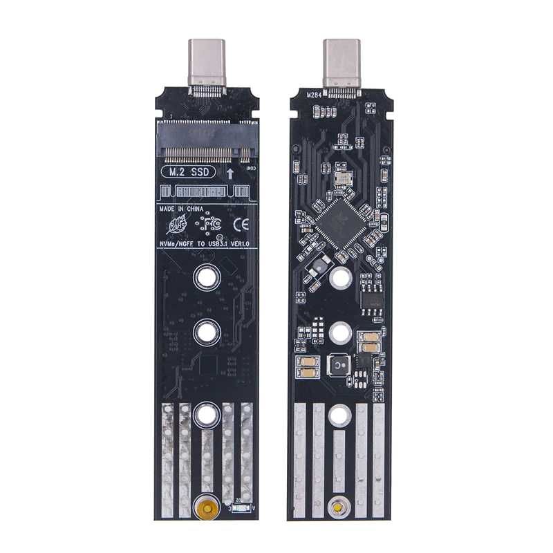 Адаптер M2 NVME/SATA to Type C USB 3.1