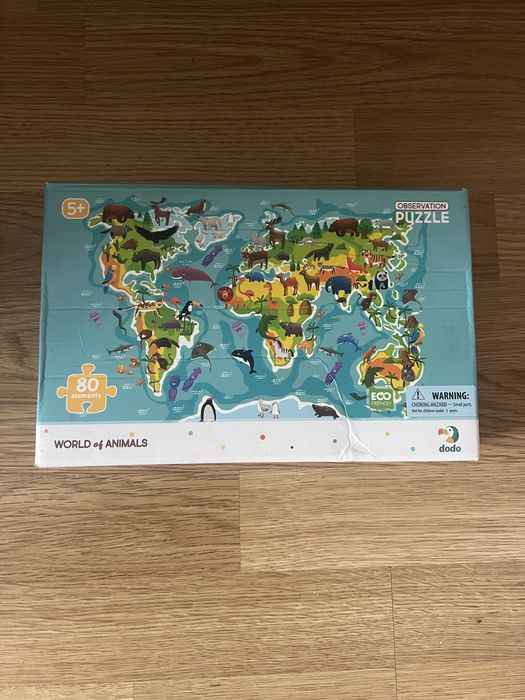 Пазли додо Світ тварин на 80 деталей