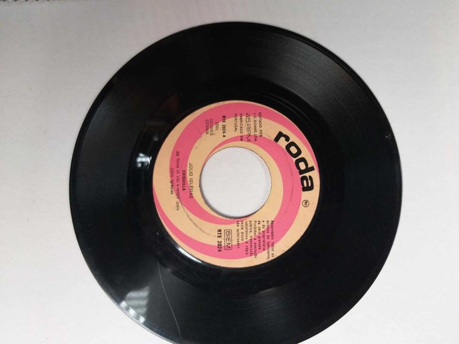 Single Vinil Julio Iglesias- Chiquilla