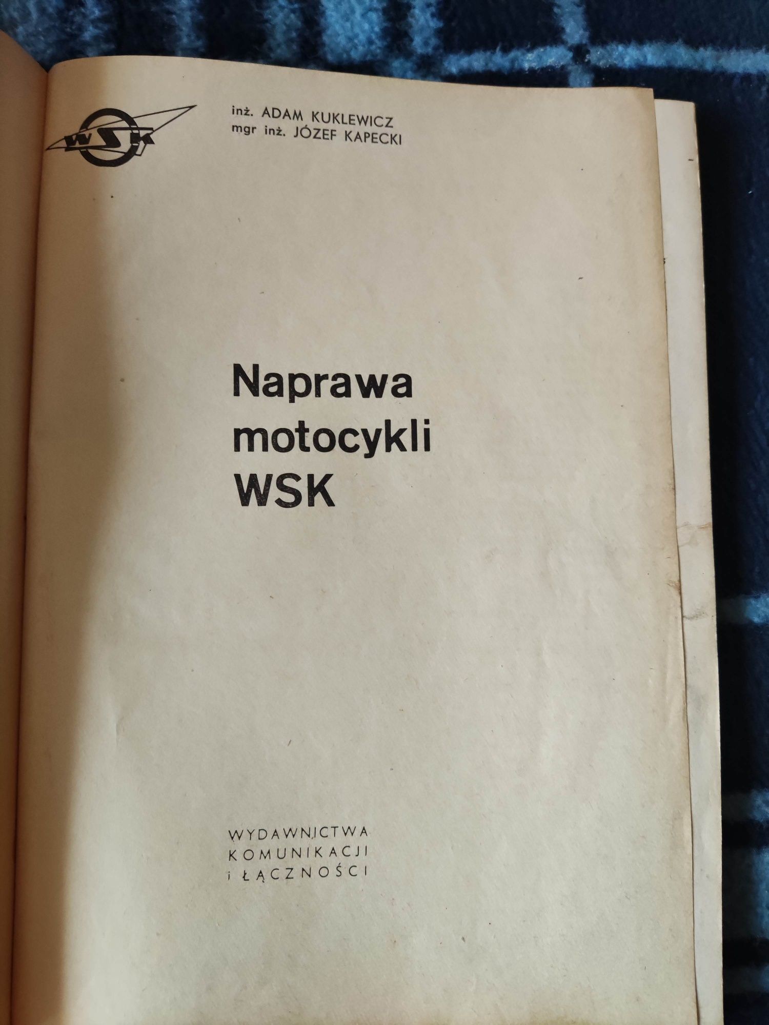 Naprawa motocykli WSK Kuklewicz
Rok wydania 1969.
Stan dobry jak na te