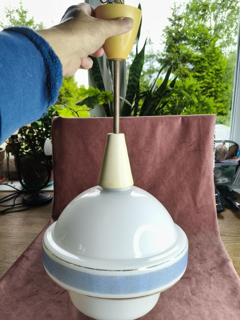 Stara lampa sufitowa PRL