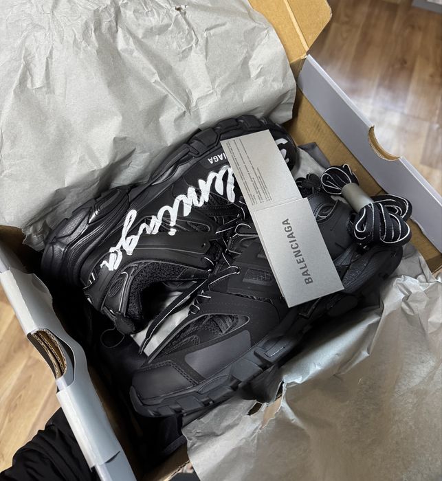 36-45р Кроссовки Balenciaga Track Sneaker Signature Black 1:1 ORIGINAL