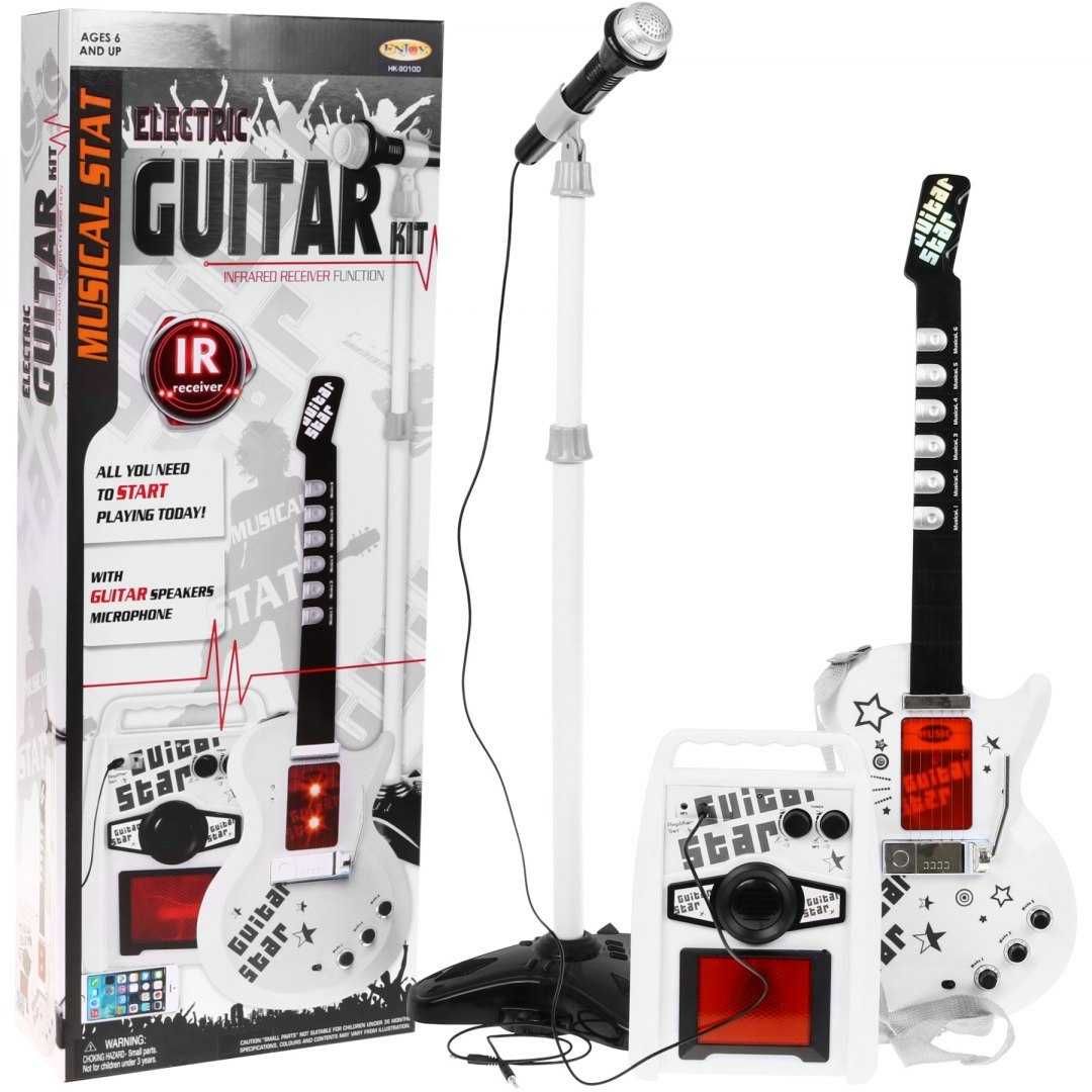 Zabawka dla dzieci Gitara MIKROFON HK-9010D
