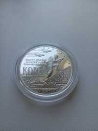 США 1 доллар 1991г серебро 900п-26,73г.