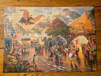 Puzzle Schmidt 1000 Kinkade, Dumbo KOMPLETNE raz układane