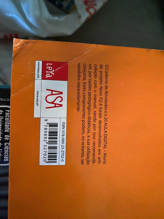 Novo FQ 8 Caderno de Atividades