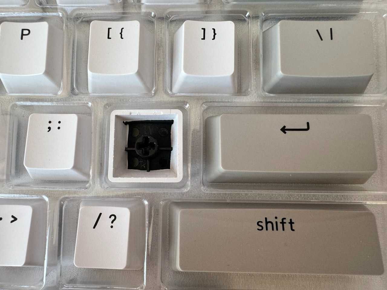 Кейкапи Keychron Double Shot Light Grey ABS 92 Key ОЕМ