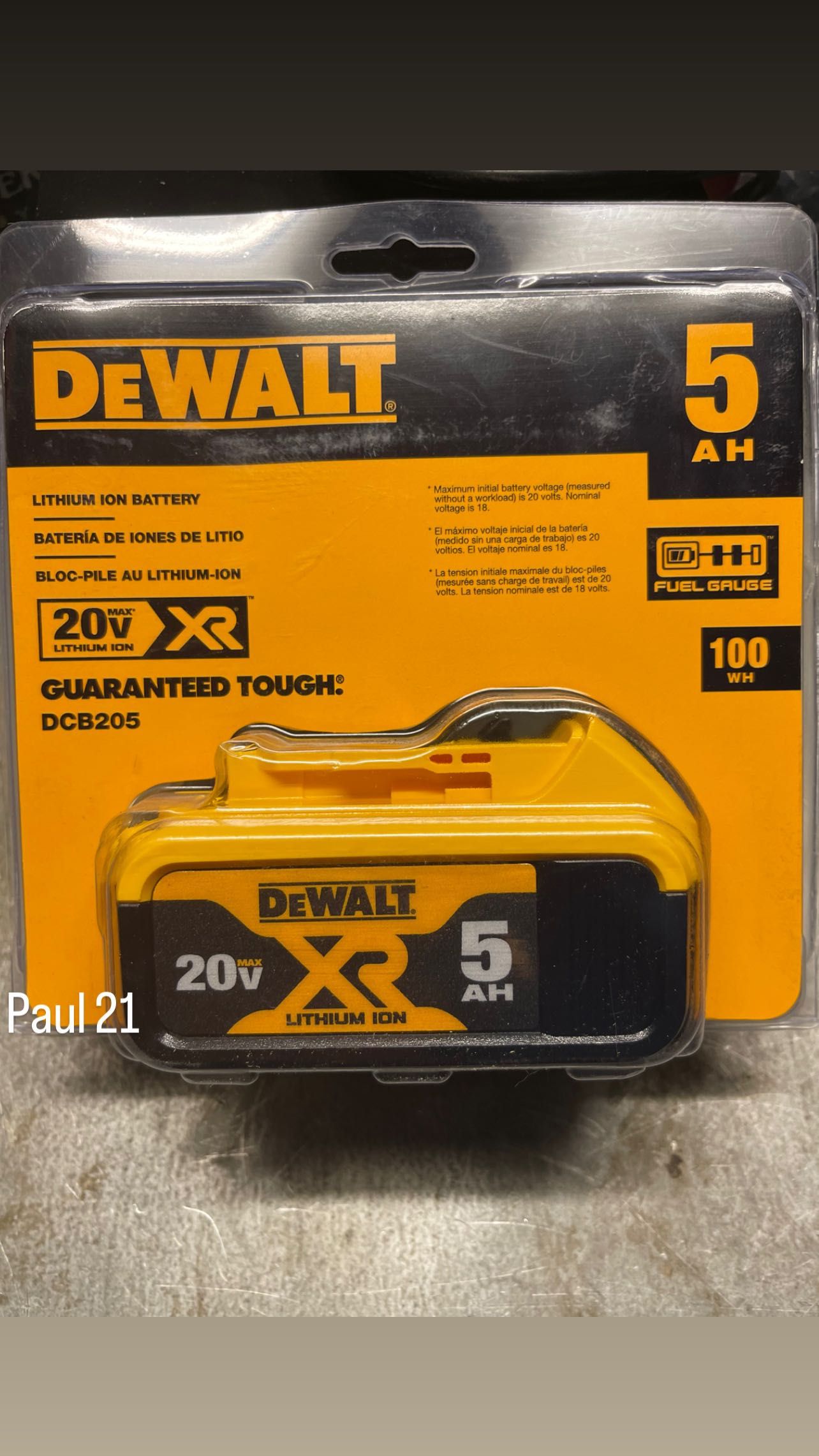 Dewalt        Bateria