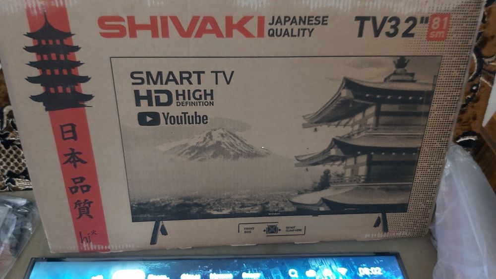 Лед смарт тв SHIVAKI 32 дюйма новий