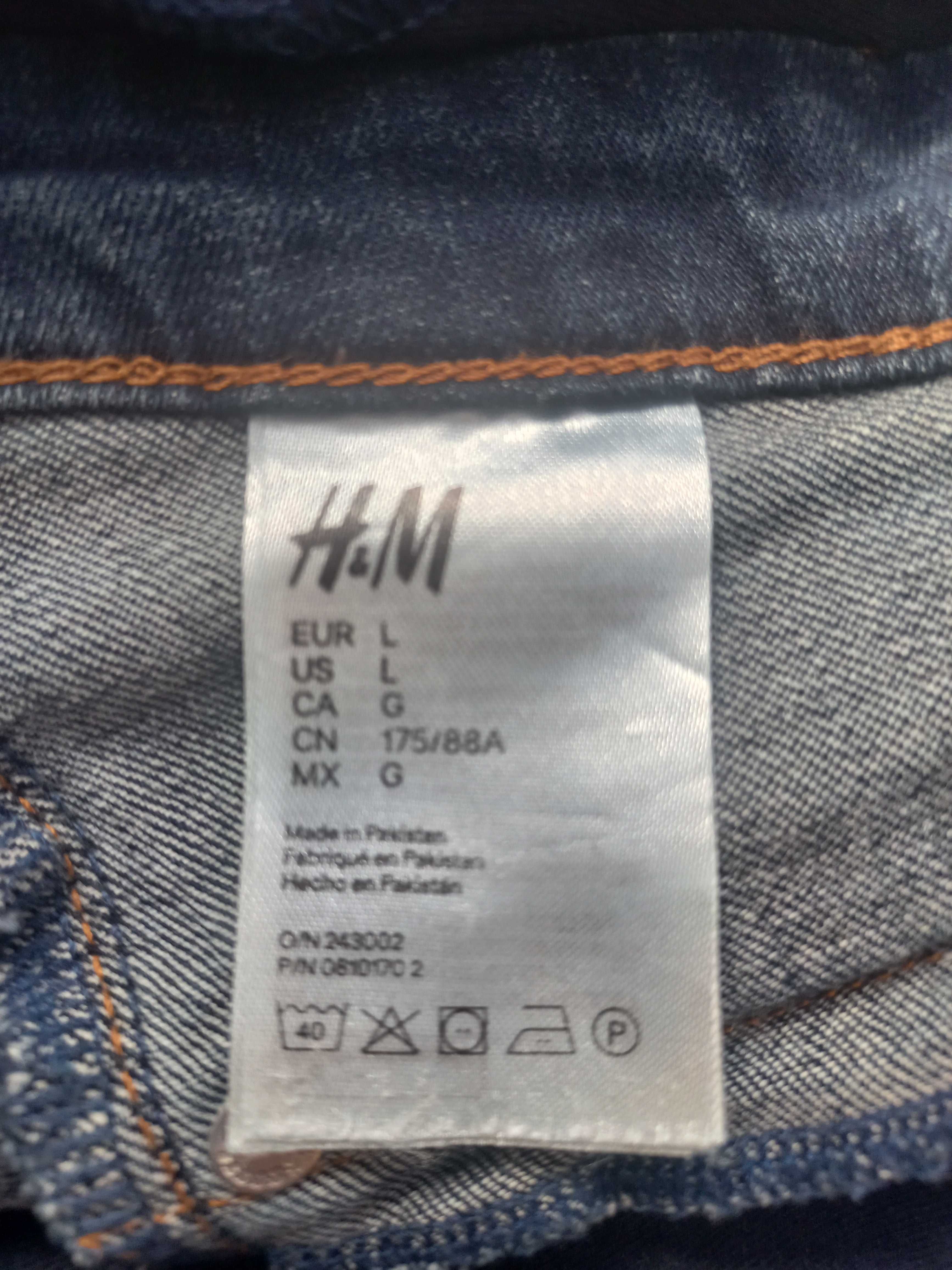 Jeansy ciążowe H&M Mama L