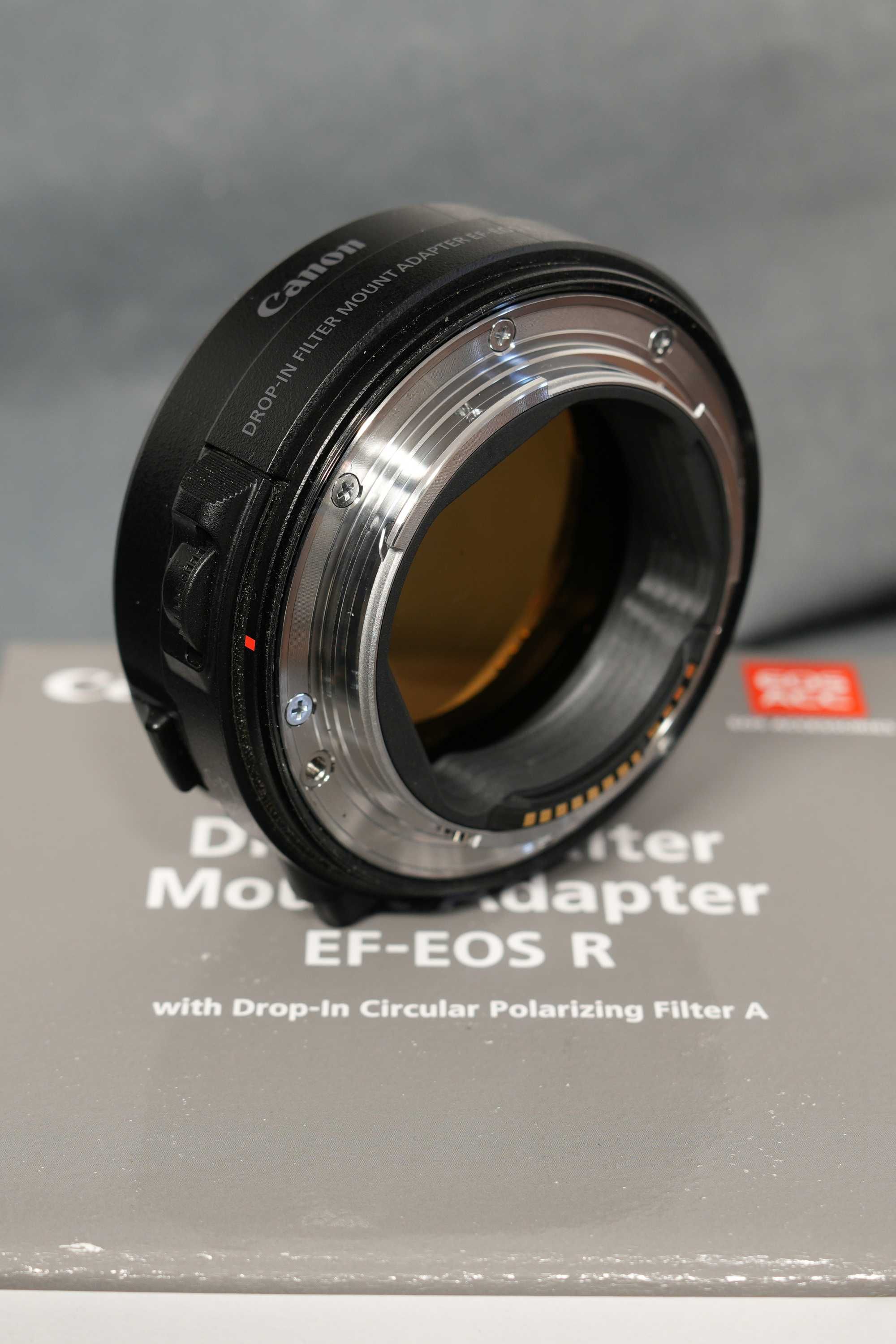 Adapter EF-EOS R + Okrągły wysuwany filtr polaryzacyjny C-PL