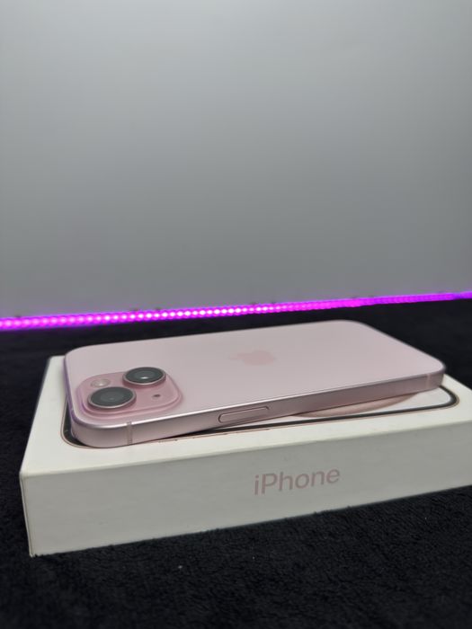 iPhone 15|Pink|100%|Super Stan|Pełen Zestaw