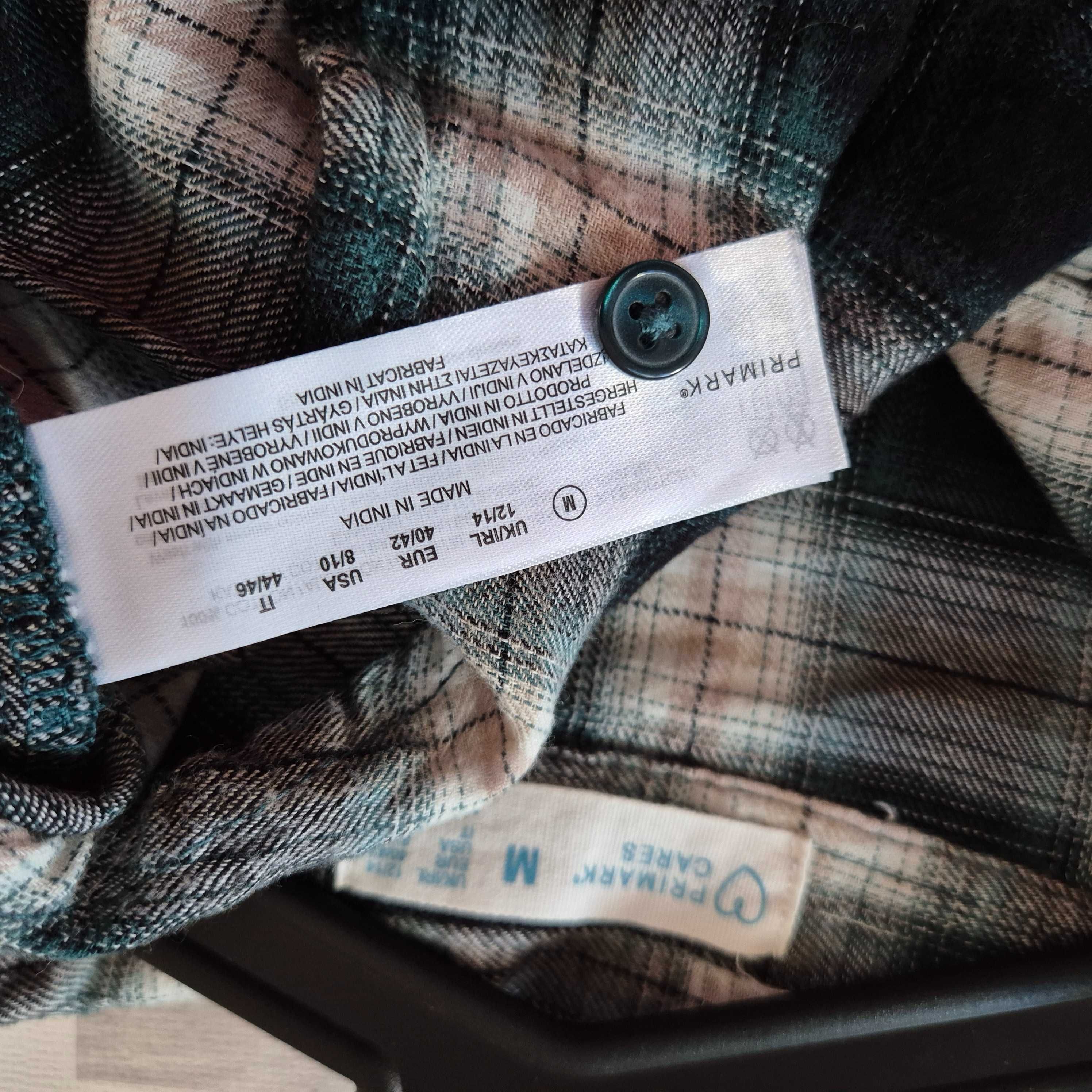 "Flanelowa" koszula w kratę Primark rozmiar M