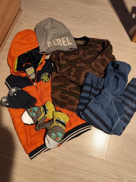 Ciuchy dla chłopca 122/128