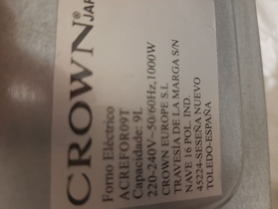 Forno  elétrico Crown