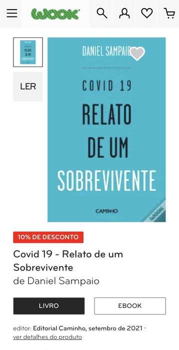 “Covid 19 - Relato de um Sobrevivente”, Daniel Sampaio