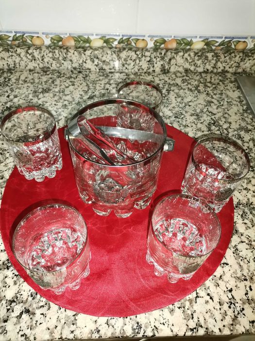 Balde Para gelo com copos