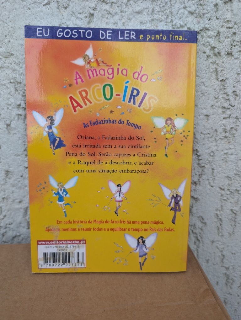 Conjunto 2 livros coleção "As Fadazinhas do Tempo"