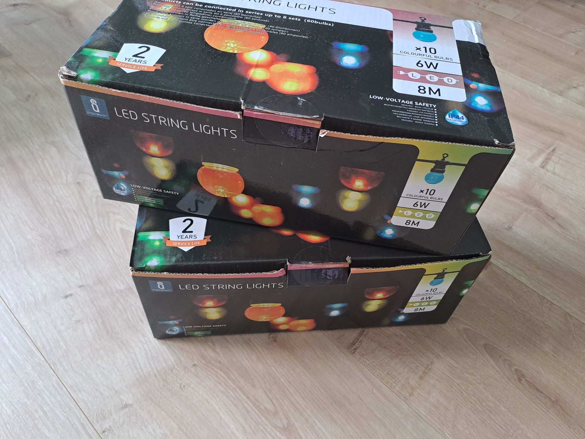 Gerlanda ogrodowa string light led 8 m color