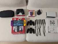 Nintendo Switch OLED 512gb / 4x Joy Con / Pro Controller / Risen
