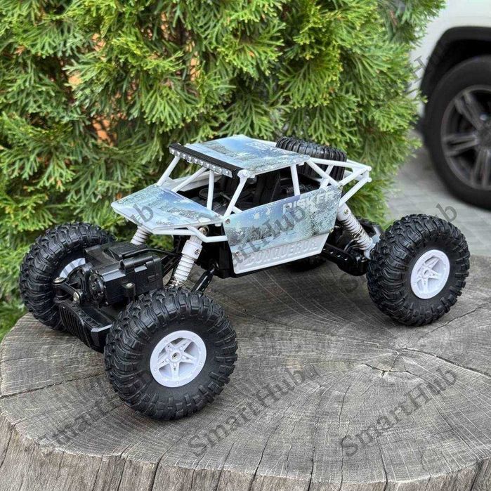 Монстр-трак на радиоуправлении “Snow Rider 4x4” Белый, Джип на пульте