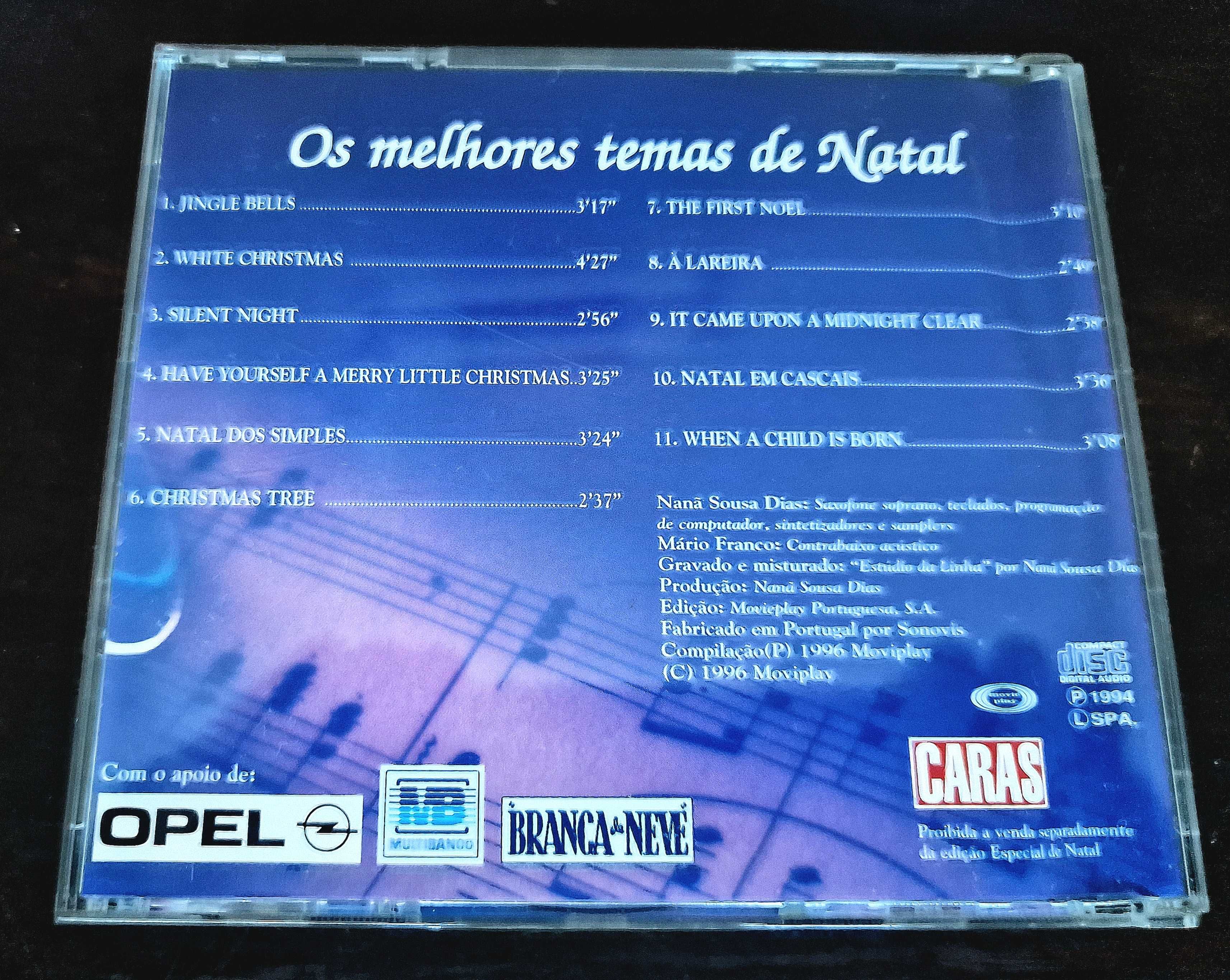 CD musical "Os melhores temas de Natal" por Nanã Sousa Dias