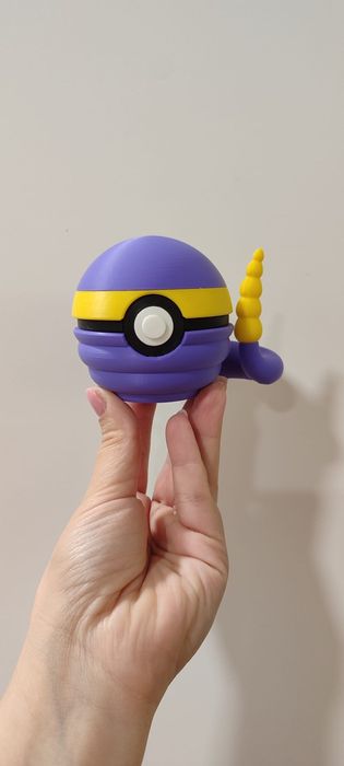 Ekans pokeball pokemon 3d