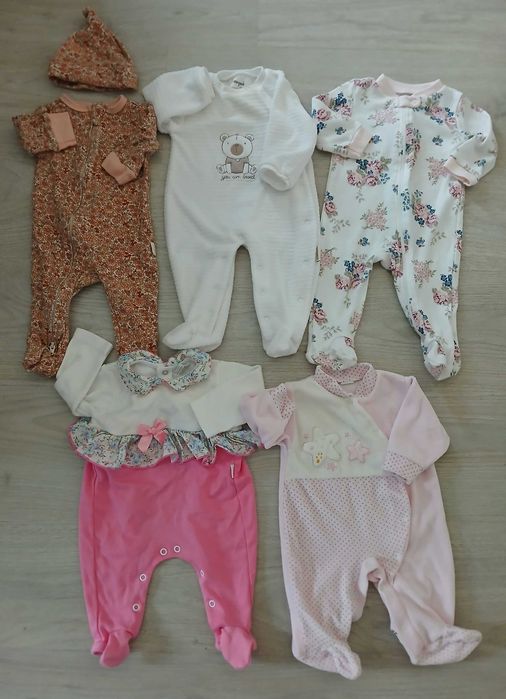 Lote de babygrows 0-3 meses