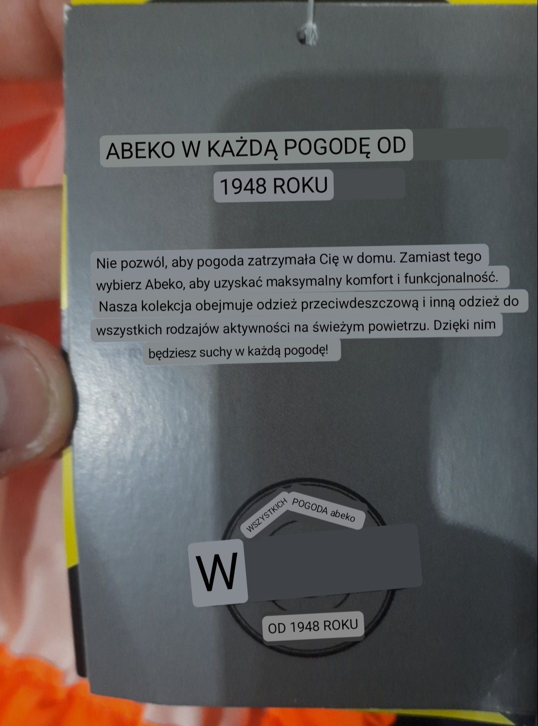 Nowe Spodnie robocze sygnałowe calkowicie wodoodporne ABEKO r.XL