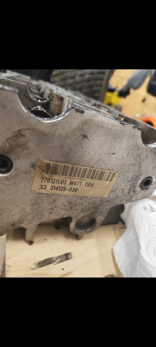 Głowica kompletna BMW E90 M47 163km 2.0 Diesel M47T OE4 E46 e87 x3