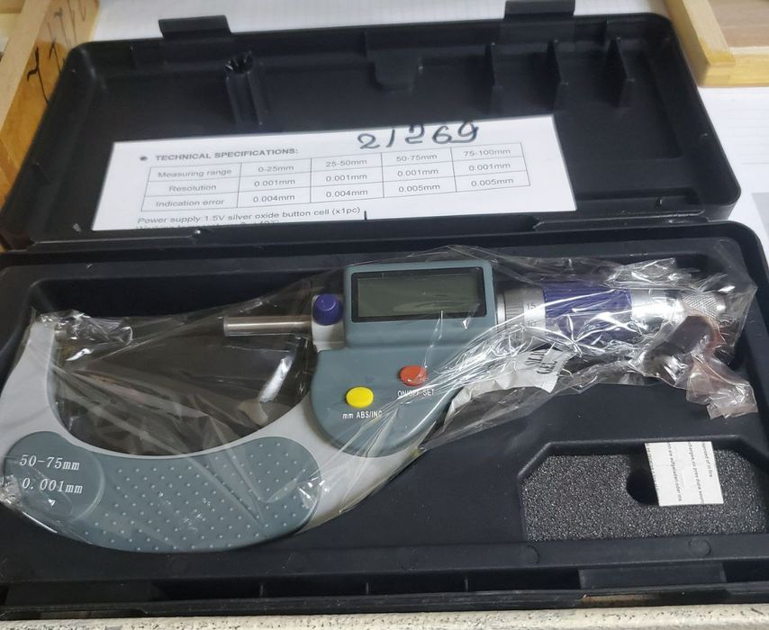 Микрометр гладкий МК25 0-25 с цифровой индикацией