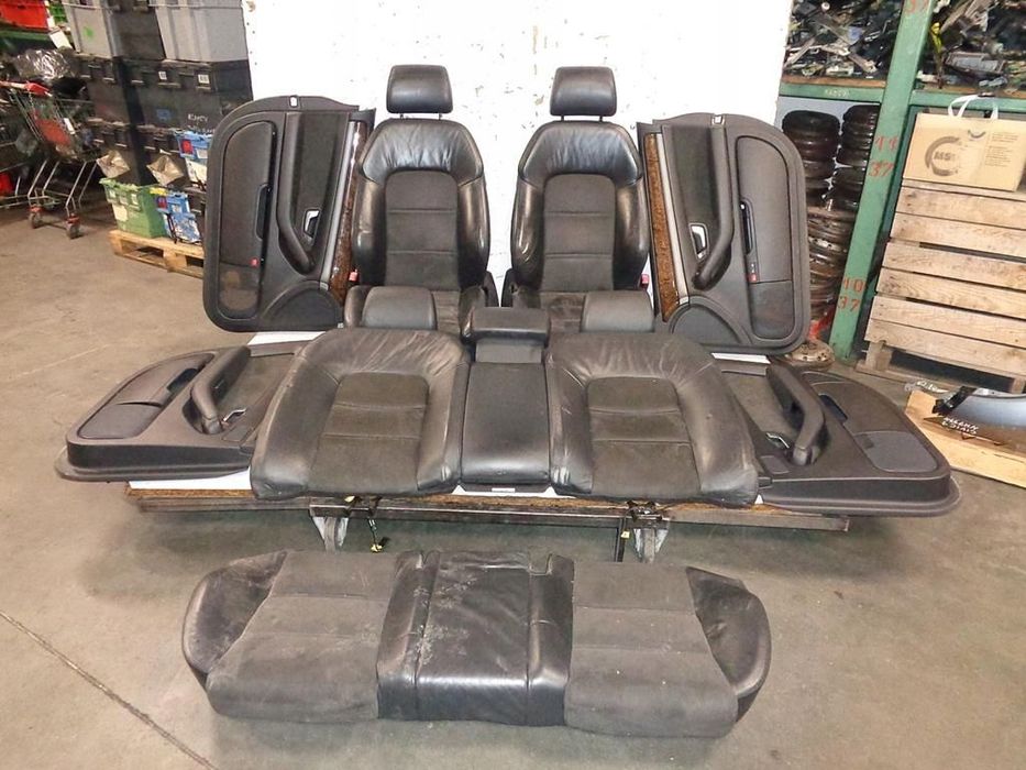 FOTELE SKÓRA ALCANTARA EL GRZANE AUDI A8 D3