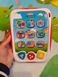 Tablet zabawka interaktywna edukacyjna baby Clementoni gratis baterie