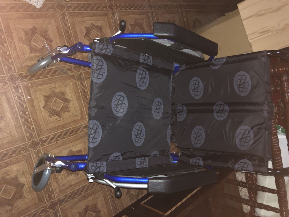 Легкая коляска «LIGHT III» (синий) OSD-LWA2-** инвалидная коляска