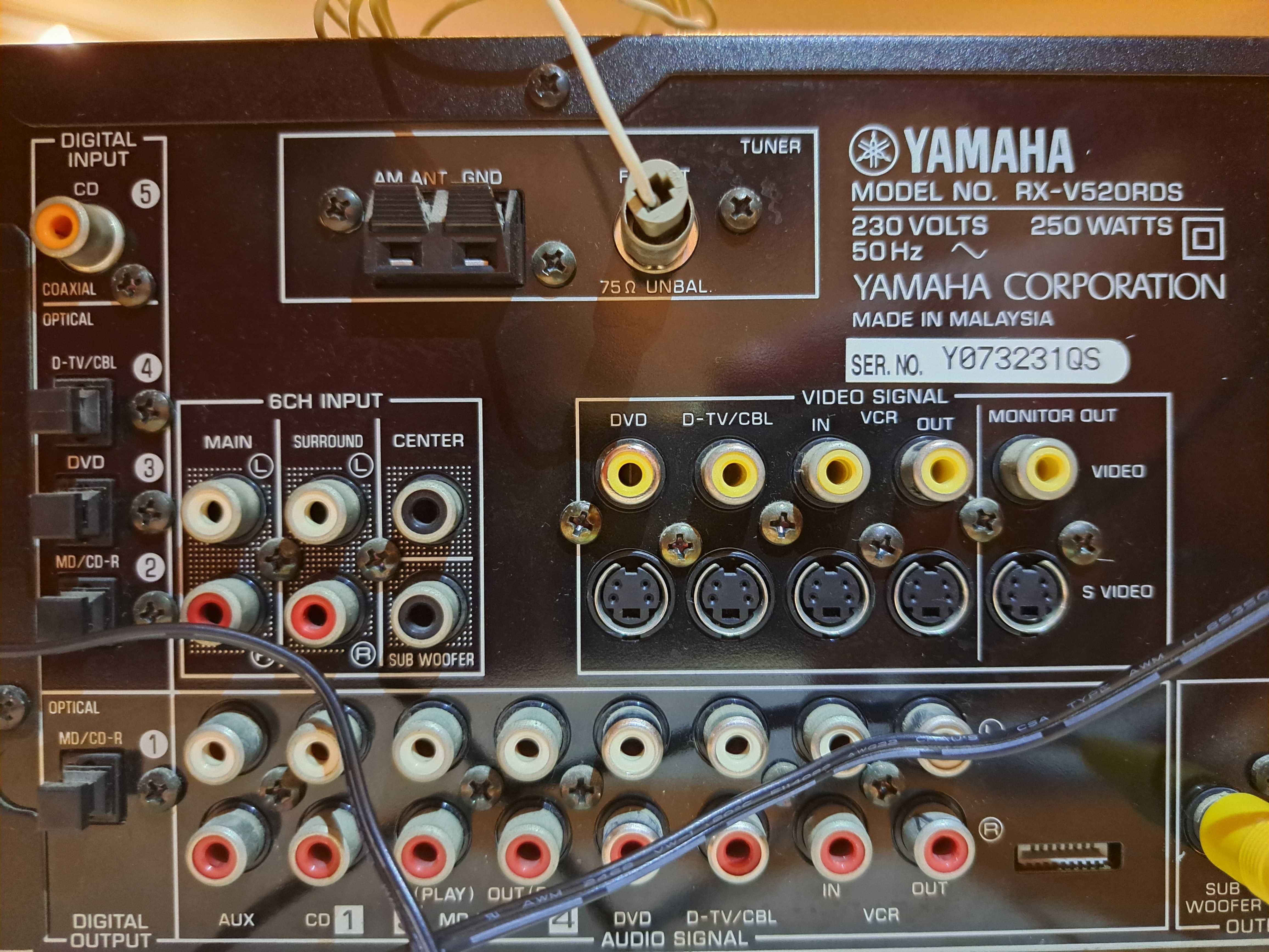 Amplificador Yamaha + Kit 5.1