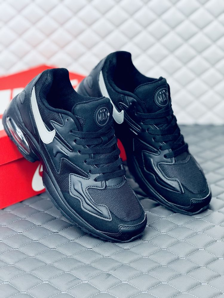 Кроссовки весенние мужские Nike Air Max 2 Light black кросовки Найк