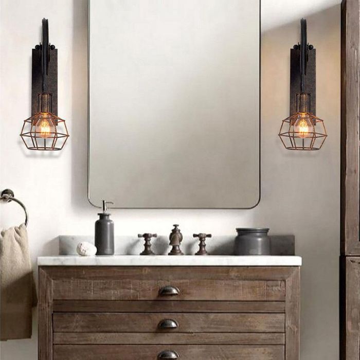 Lampa ścienna retro pojedyncza