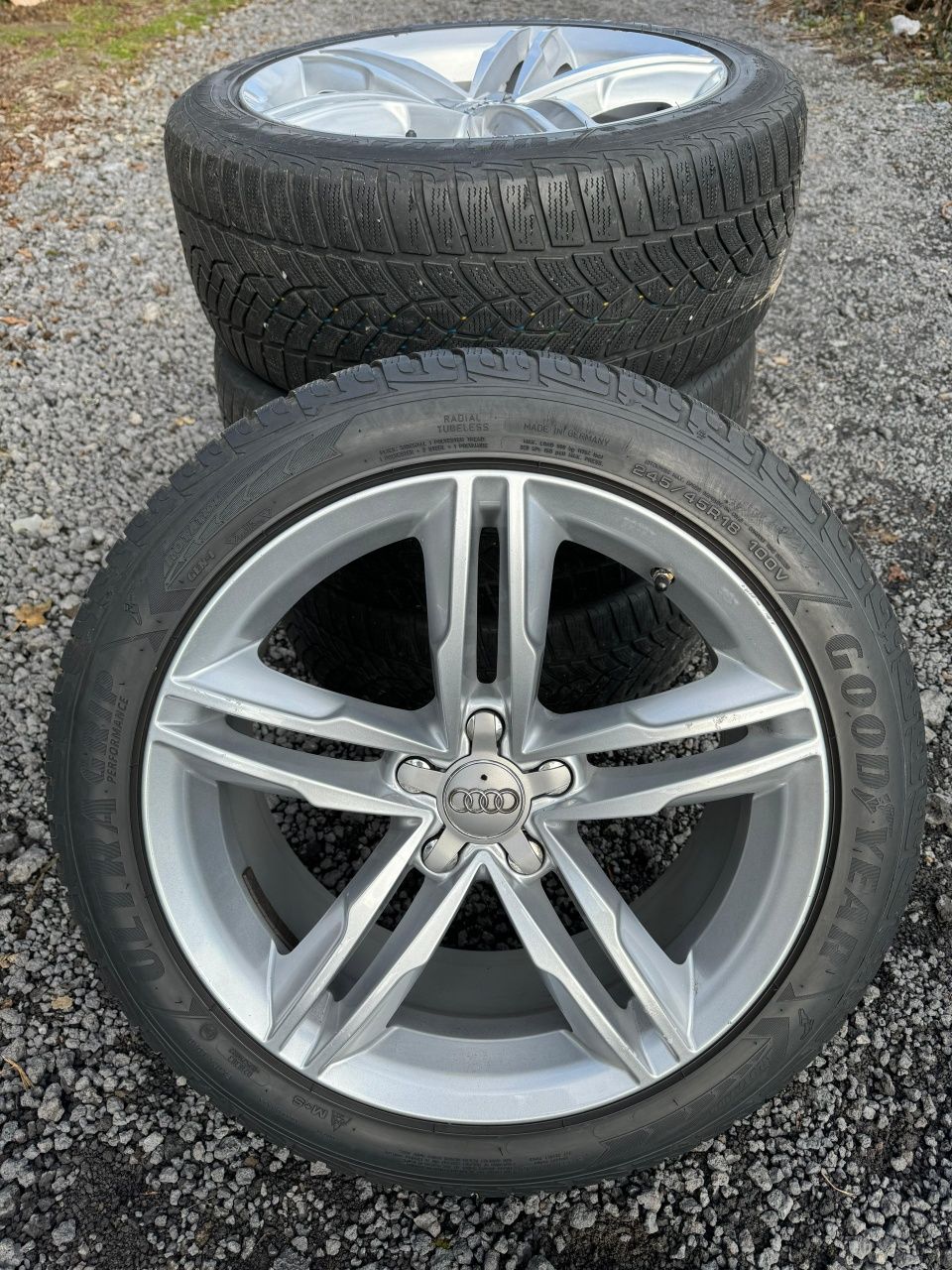 MAM A1 18 cali 5x112  245/45R18 opony zimowe koła felgi  audi