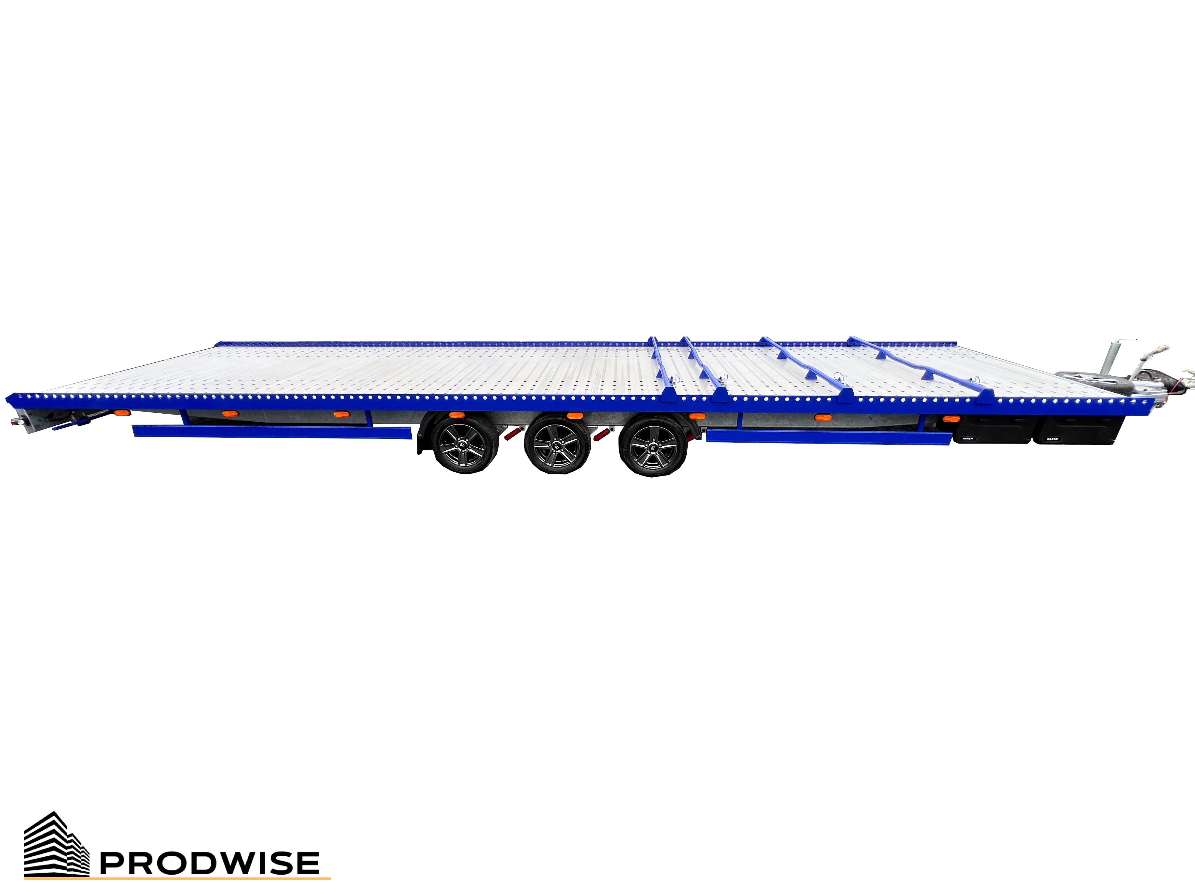 Przyczepa 8,5 m x 2,1 m DMC: 3500kg (różne szerokości lawety) 2025r.