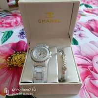 Zegarek Chanel i bransoletka