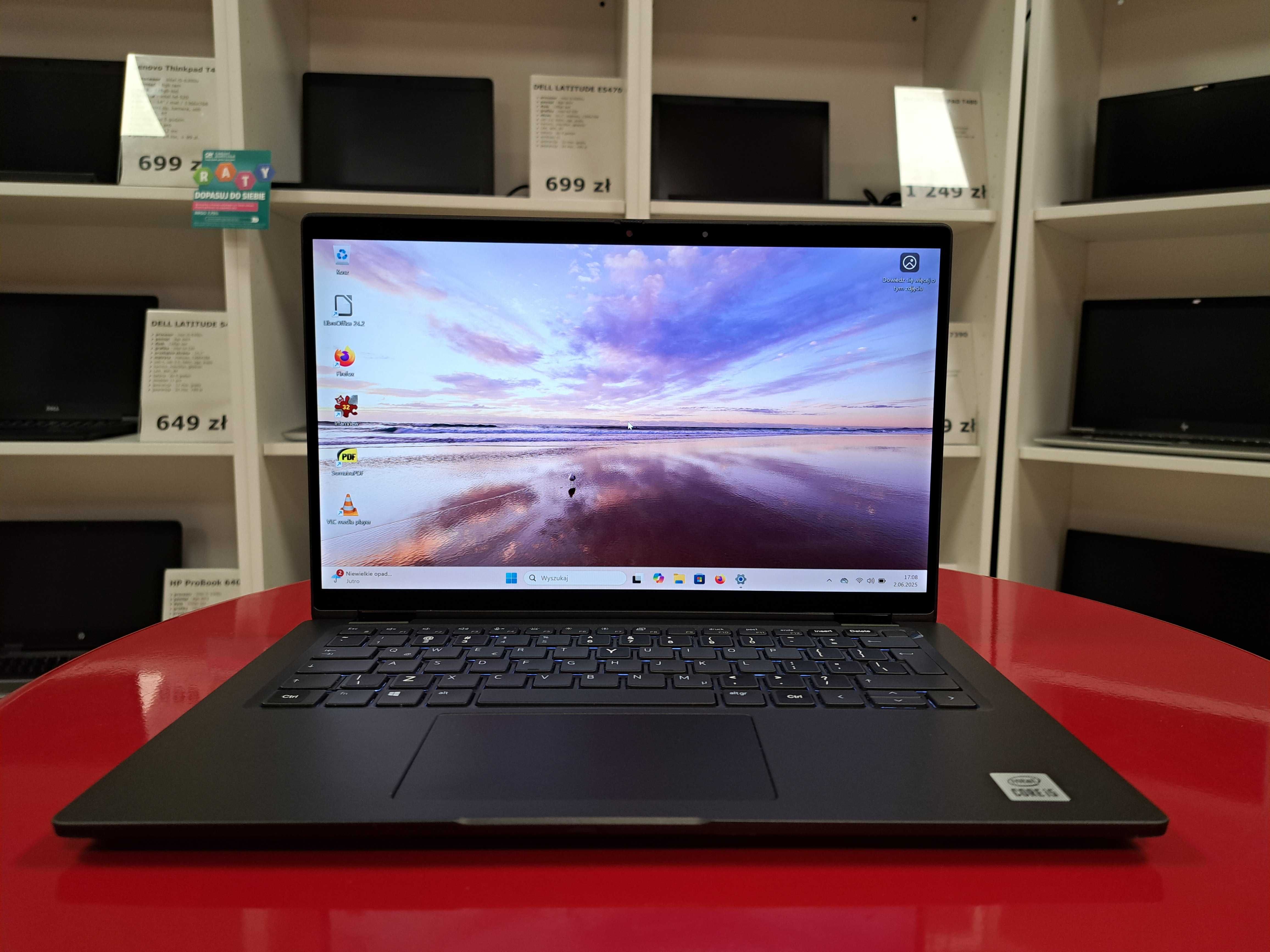 Laptop 2w1 Dell Latitude 7410 i5-10gen 16GB 512GB Dotyk Win11 USB-C